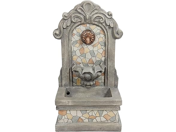Sunnydaze 27" H Enchanting Estate Polyresin Fountain