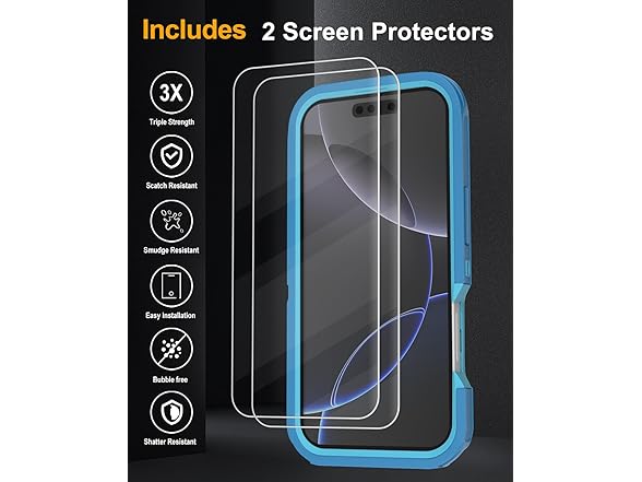 Tall silver for iPhone 16 Pro Max case