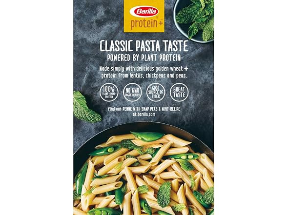 8PK Barilla Plus Penne Pasta, 14.5 Ounce