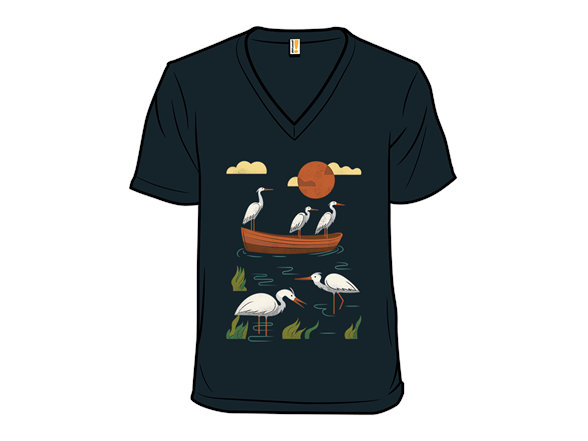 Herons in the Lagoon