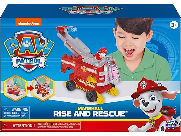Paw Patrol, Marshall Rise and Rescue Toy Car