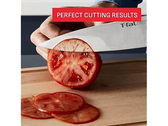 T-fal Ice Force German Stainless Steel Kitchen Knife Set 