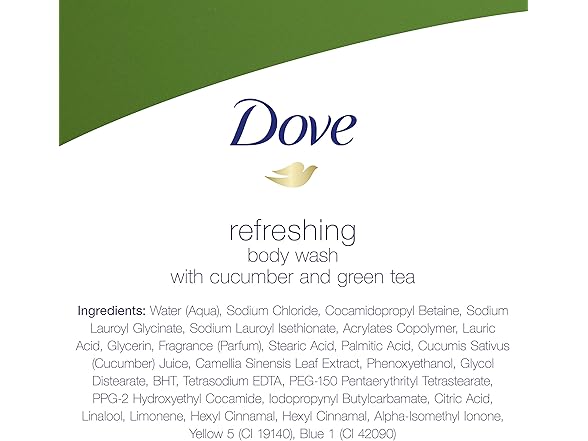 Dove Cucumber Body Wash 22oz