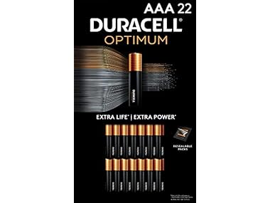 $14.99, Was $23.99, 37% Off! (22 PACK) Duracell Optimum AAA Alkaline Batteries dealfomo
