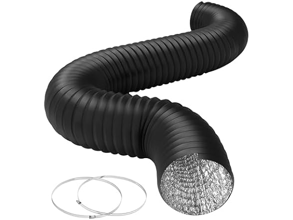 HealSmart 12" 8 Ft Aluminum Ducting Flexible