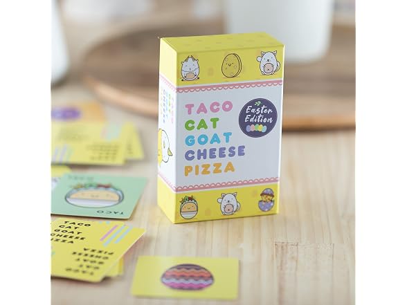 Taco Cat Goat Cheese Pizza Easter Edition Card Game