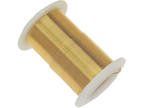 Tarnish Resistant Craft Wire 22 Gauge, Gold
