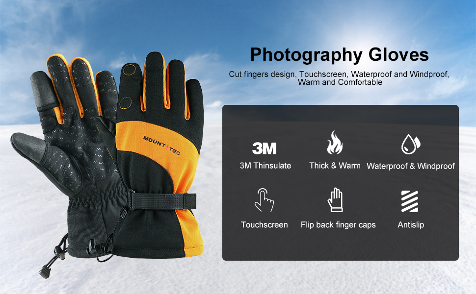 Mount Tec Windproof Photography Gloves - Gallery 16