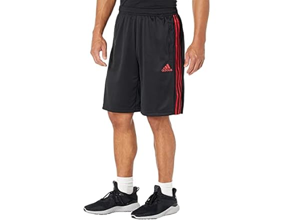 adidas Mens Move Shorts Black Scarlet (XS)