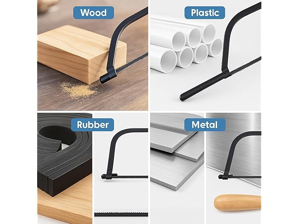 EXXO 4016 Coping Saw with 10 blades