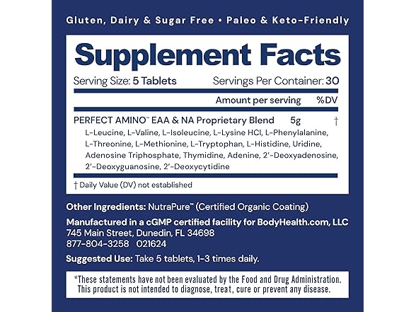 BodyHealth PerfectAmino 150ct