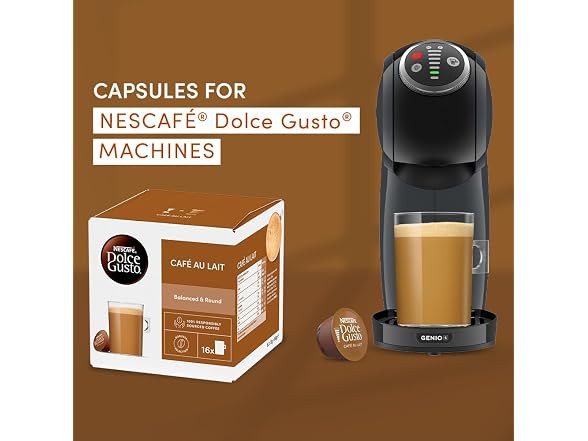 Nescafe Dolce Gusto CAFE Au Lait (Pack of 3)