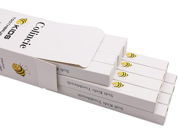 Colincie Kids Bee Toothbrush 4pk