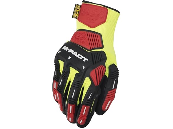 (3pr) Mechanix Wear M-Pact Knit Hi-Viz CR3A3 Glove