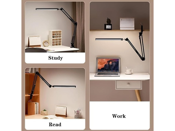 Clamp on LED Desk Lamp