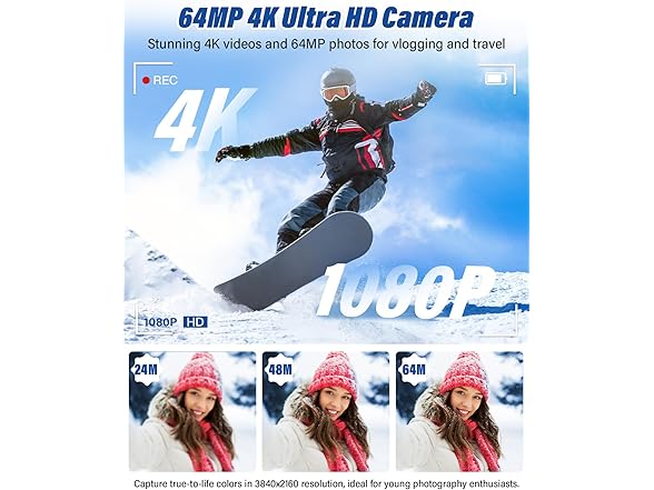 Bhagdaoe 2025 New 4K Digital Camera