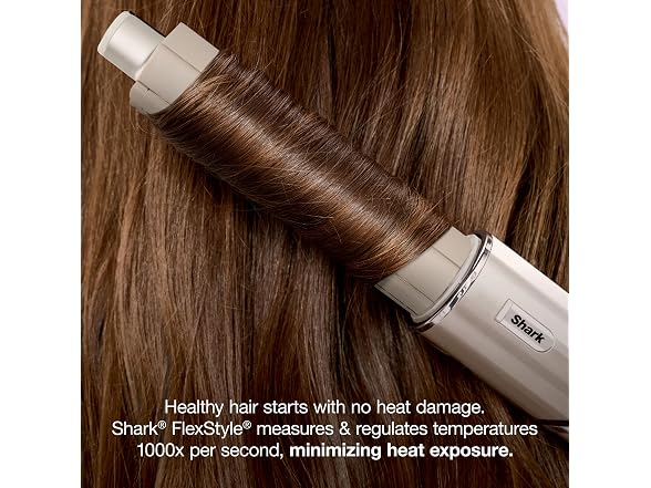 Shark FlexStyle, Air Multi-Styler & Drying System, Diffuser, Stone, HD435 (Open Box)