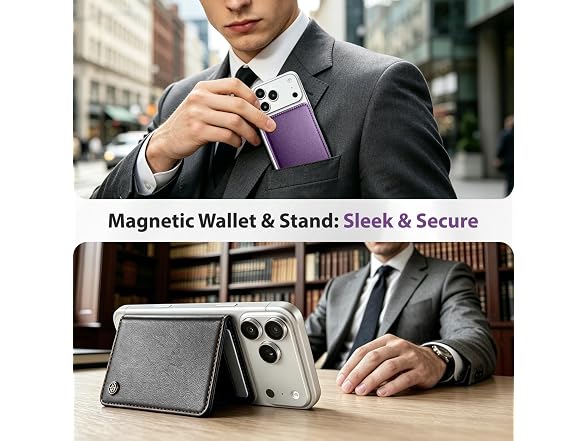 VEWWA Magnetic Wallet for iPhone