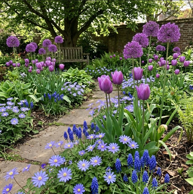 Blue Flower Spring Collection - 40 Bulbs - Gallery 6