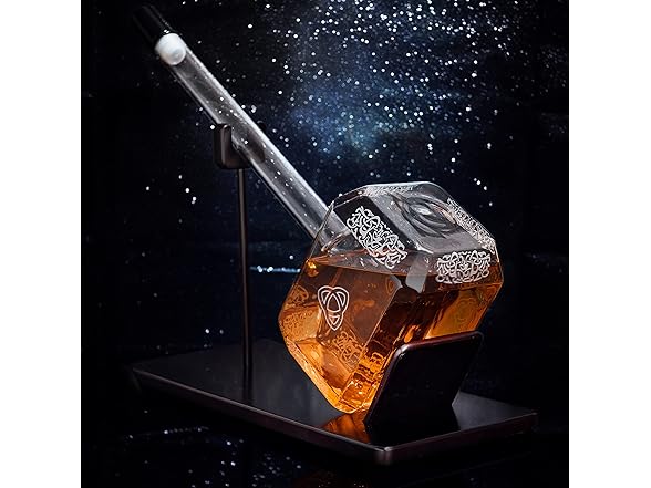 Thors Hammer Whiskey and Wine Decanter