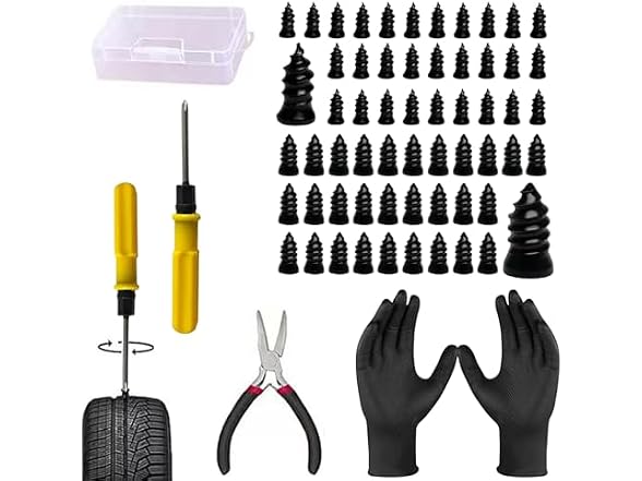 VIPFIT 40PCS Tire Repair Nail Kit