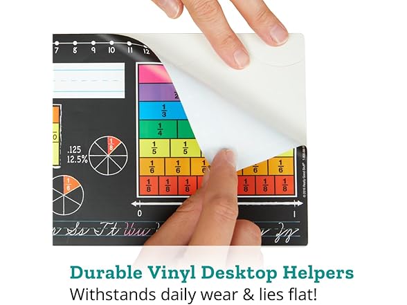 Self-Adhesive Vinyl Desktop Reference Nameplate