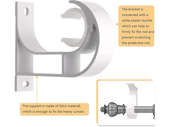 Aluminum Alloy Curtain Rod Bracket