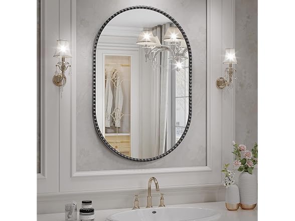 JIINGYO JIINGYO Oval Mirror for Wall,