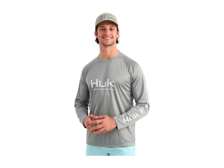 HUK Men's Standard Pursuit Vented Long Sharkskin