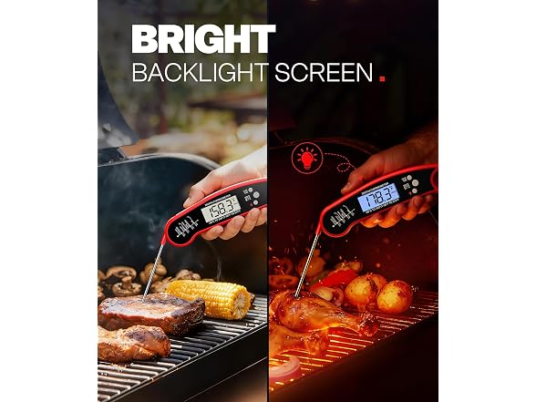 ONFIKY GAR-15 ONFIKY Digital Meat Thermometer, Red
