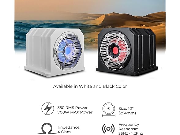  DS18 HYDRO NXL-10SUBLD 10" Marine & Mot