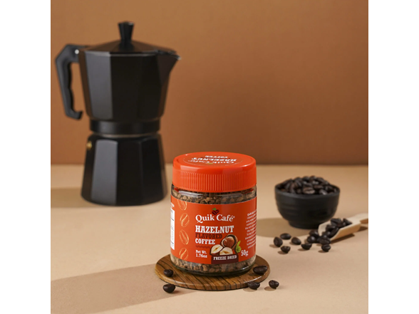 (6pk) Instant Freeze-Dried Coffee - Hazelnut Flavor