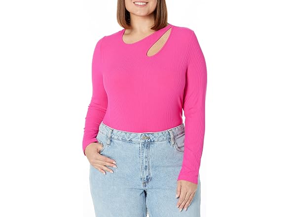 The Drop Women's Doug Cutout Knit Top
