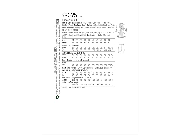 Simplicity Simplicity Pattern 44-46-48-5