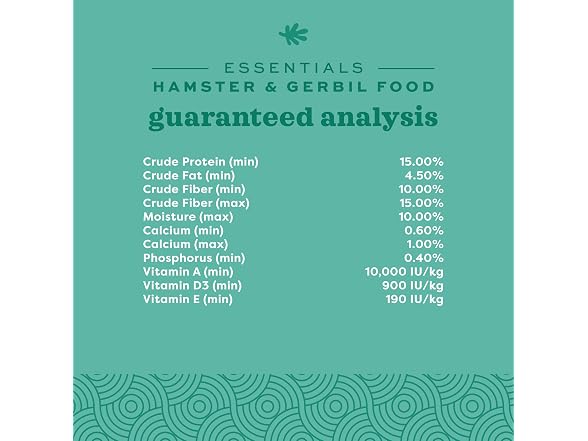 Oxbow Hamster & Gerbil Food 15 lb