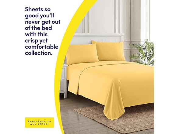 Classic Solid Microfiber Sheet Set