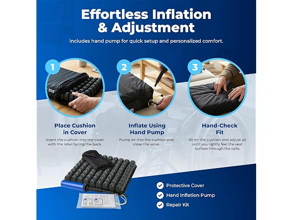 Roho Low Profile Wheelchair Cushion 18 19" x 16