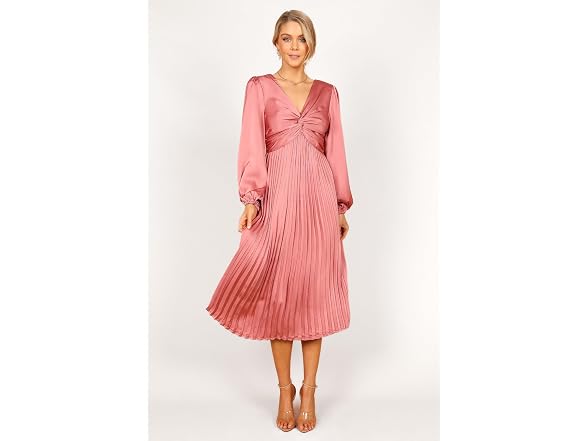 Petal & Pup (S) Noelle Twist Front Pleated Dress