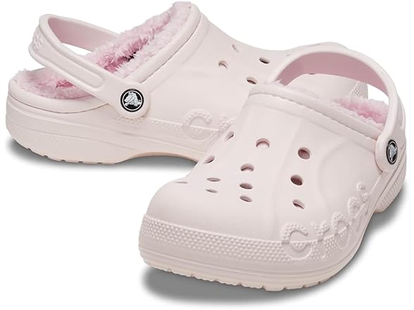 Crocs Baya Unisex Lined Clogs Barely Pink