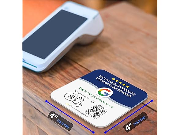 Tap Google Review Plate by TapFive