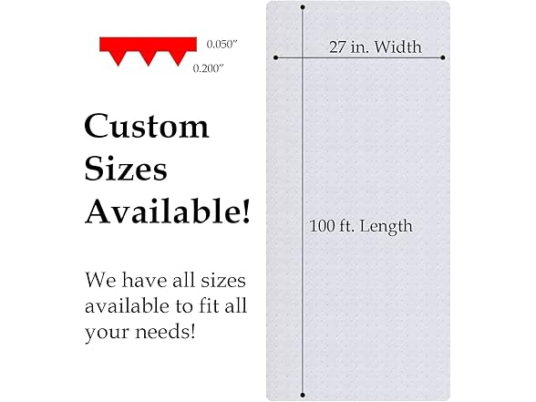 Clear Plastic Floor Runner Protector