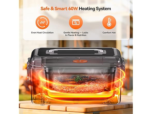 DOLOPL Cordless Heated Lunch Box