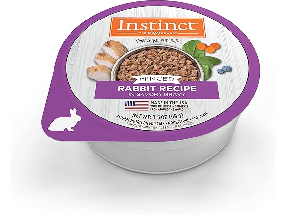Instinct, Cat Minced Rabbit Tub