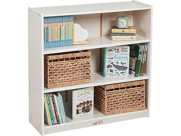 ECR4Kids Classic Bookcase, 36in, White