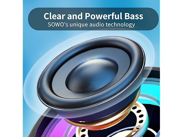 SOWO Small Portable Bluetooth Speaker