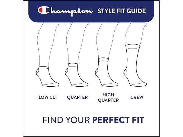 Champion Women (5-9) Women's Quarter 6 Pack Socks