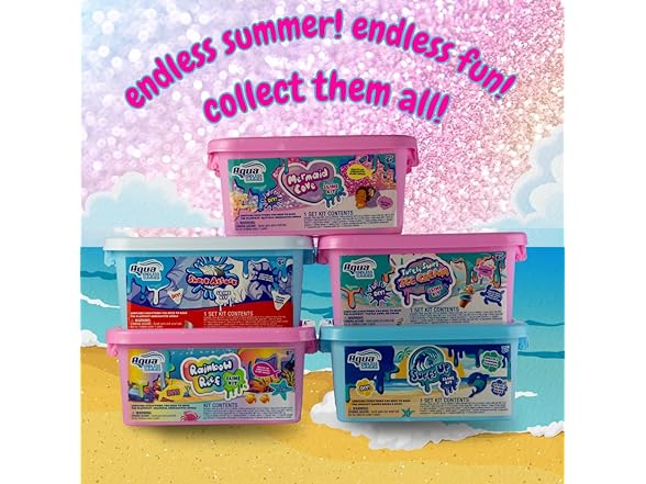Aqua Endless Summer Mermaid Cove DIY Slime Kit