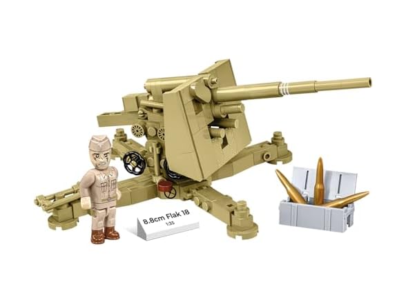 COBI Historical Collection WWII Cannon, 232 Pieces