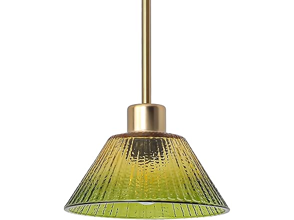 Parrot Uncle Light Green Glass Pendant