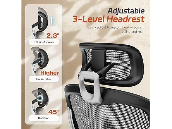 NexHut office chair with lumbar support